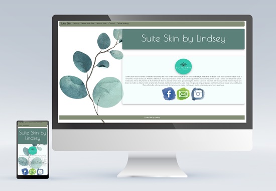 Preview image of Suite Skin by Lindsey website.
